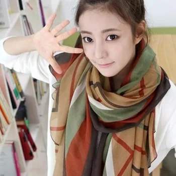 

New Style Warm Scarf Shawl Romantic Tower Beach Towel Scarf Autumn And Winter Scarf