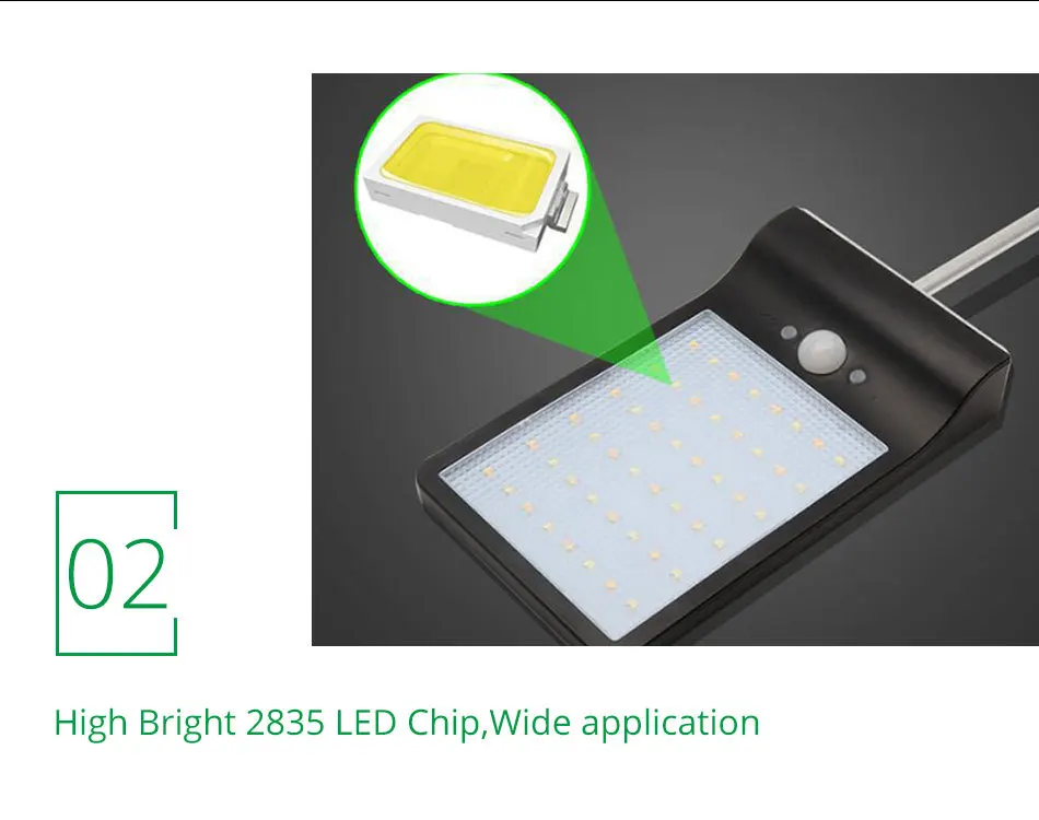 IP65 3.7V 2200MAH Solar Outdoor Led Spotlight Modern Remote Control ABS LED Solar Lights Sunlight Street Garden Powered Lighting  (8)