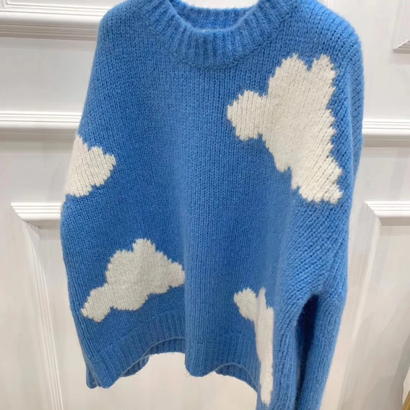 Sweater 2019 New Women Sweater Winter Long Sleeve O-Neck Sweater Female Knitted Pullover Solid Sweaters Women