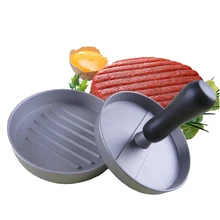 1 компл. Алюминиевый сплав Гамбургер производитель руководство мясо говядины гриль бургер ПРЕСС пластиковая ручка кухонные инструменты форма для гамбургера