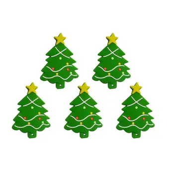 

5 Pcs Baby Pecifier Silicone Christmas Tree Pattern Efficient Pecifier Molars Supplies Mouth Toy for Infant Toddlers