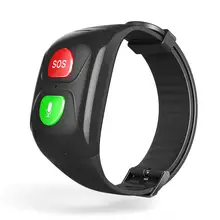 Idosos sos inteligente pulseira relógio inteligente bluetooth gps informações empurrar freqüência cardíaca sono monitoramento anti-perdido relógio de pulso