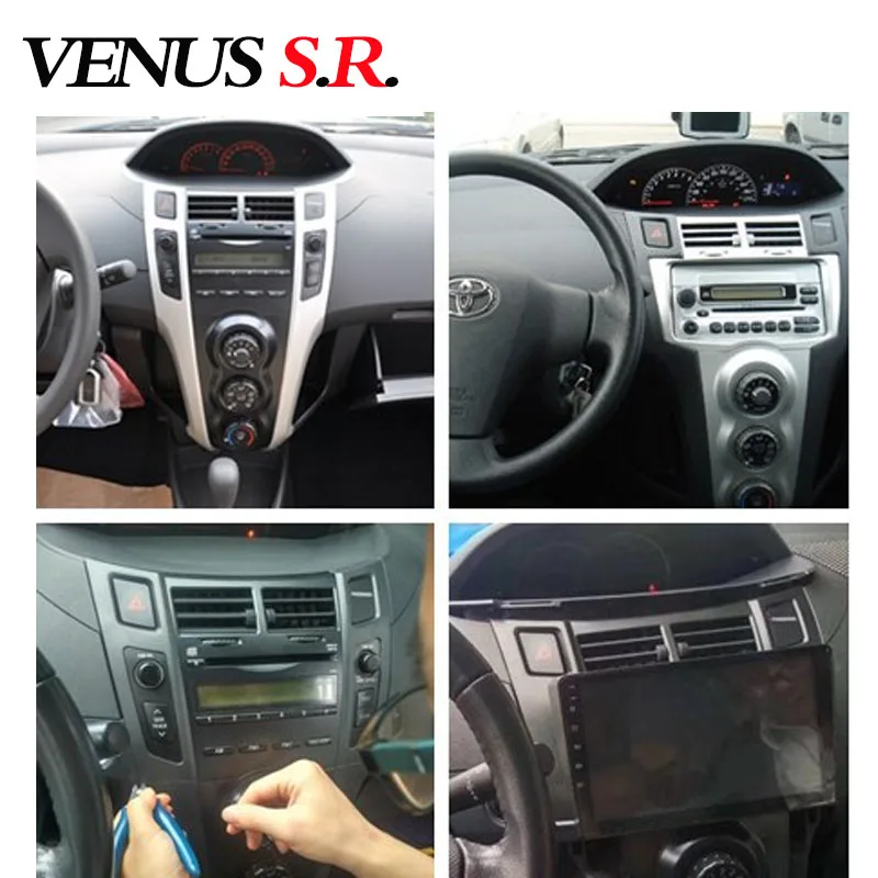 Flash Deal VenusSR Android 8.1 2.5D car dvd for Toyota  Yaris Radio 2005-2011  multimedia  Radio stereo gps navigation 5