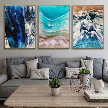 

abstract landscape diy diamond painting full drill 5d needlework diamond embroidery mosaic triptych diy craft supplies AA2219