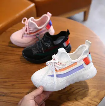 

Outdoor kids shoes breathable flat boys girls school sport shoes Net cloth casual sneakers baby running shoes sandals