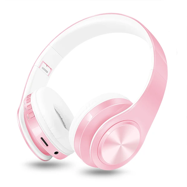 جديد وصول معكرون الألوان ستيريو الصوت Mp3 سماعة رأ...