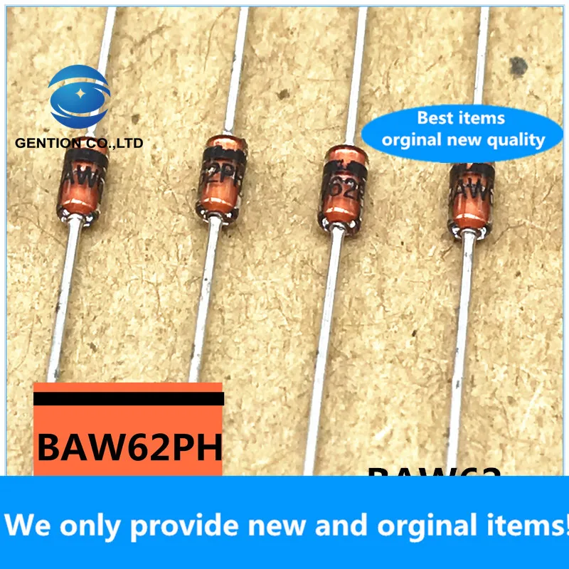 Diodo conmutador BAW62PH 30 Uds 100% nuevo y original 1N4148 BAW62 importado 75V 0.25A antiguo 2pF en stock foto real
