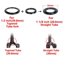 Bolany горный велосипед полностью встраиваемые алюминиевые светильники сплав подшипник гарнитура 42*52 мм карбоновая рама гарнитура