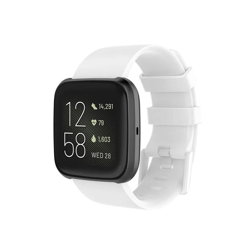 200 шт для Fitbit Versa2/versa, ремешок-браслет для мужчин/женщин, мягкий силиконовый цветной ремешок, водонепроницаемый смарт-часы, аксессуары