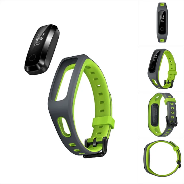 HUAWEI HONOR Band 4, версия для бега, умный Браслет, фитнес-браслет, сообщение, спортивный водонепроницаемый трекер - Цвет: Green