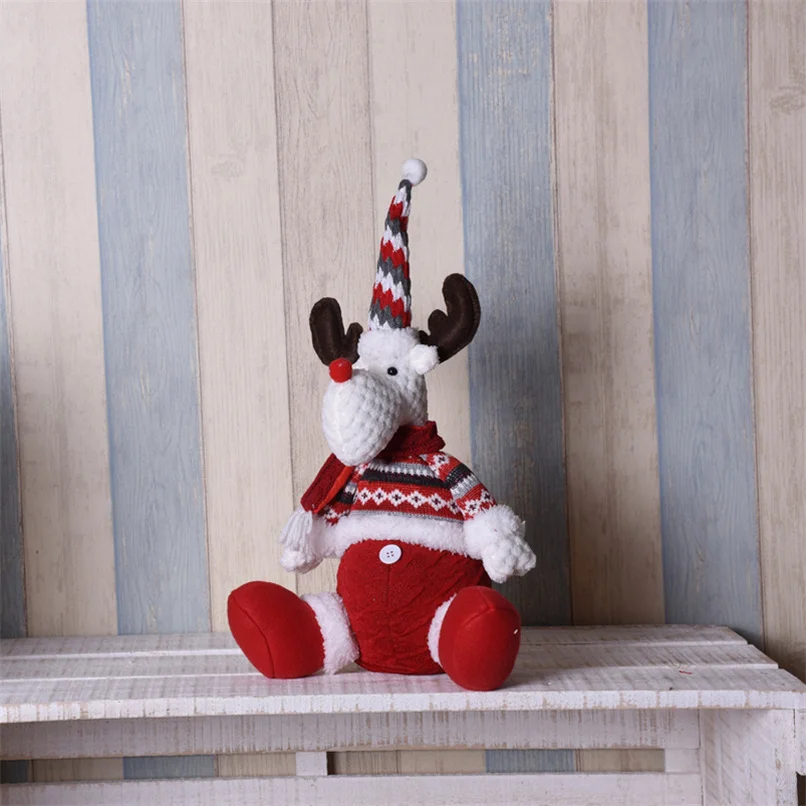 Navidad Санта Клаус Снеговик куклы Рождественская елка украшения Новогоднее Рождественское украшение рождественские фигурки Рождественский подарок для ребенка
