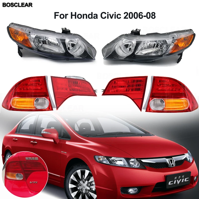 Honda Civic 8th Gen Led Headlights ubicaciondepersonas.cdmx.gob.mx