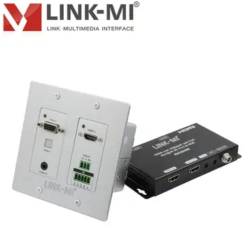 

4K 40M HDBaseT HDMI+VGA Wallplate Extender HDR10 3D Video Extender
