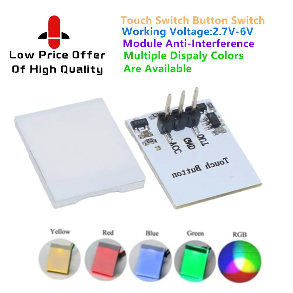 Tanio Dotykowy włącznik pojemnościowy przycisk RGB czujnik LED