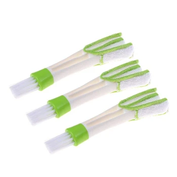 

3 PCS Mini Duster for Car Air Vent,Automotive Air Conditioner Cleaner and Brush, Dust Collector Cleaning Cloth Tool for Keyboard