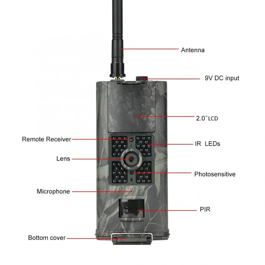 16MP HD 1080P Цифровая охотничья камера 940NM игровая камера HC700G IR ночного видения Trail Trap 3g GPRS MMS водонепроницаемая охотничья камера