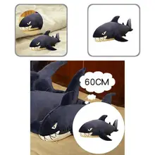 

Plush Shark Toy Useful Non-shedding Smell-less Shark Room Plush Toy for Kids Stuffed Shark Toy Stuffed Shark Cushion