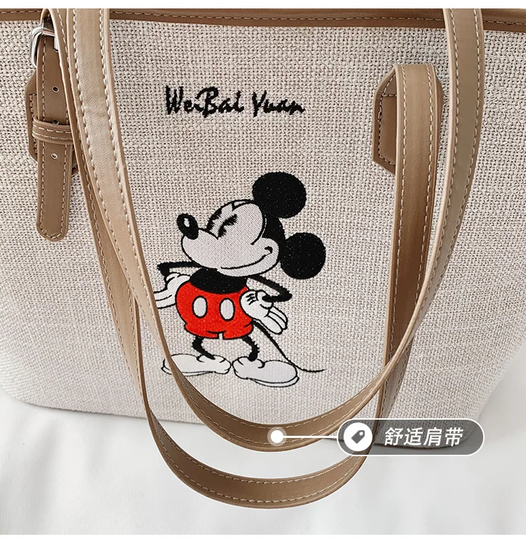 Disney Minnie Большая вместительная Женская Холщовая Сумка женская 2020 Новая модная