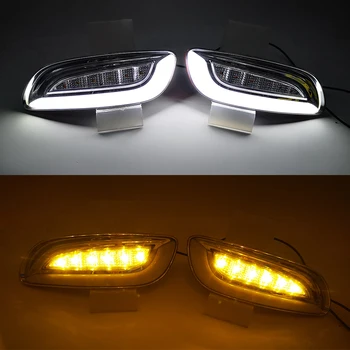 

1 Pair LED Daytime Running Lights DRL Turn Signal Lamp Car Styling For Lexus RX330 RX350 2003 2004 2005 2006 2007 2008 2009