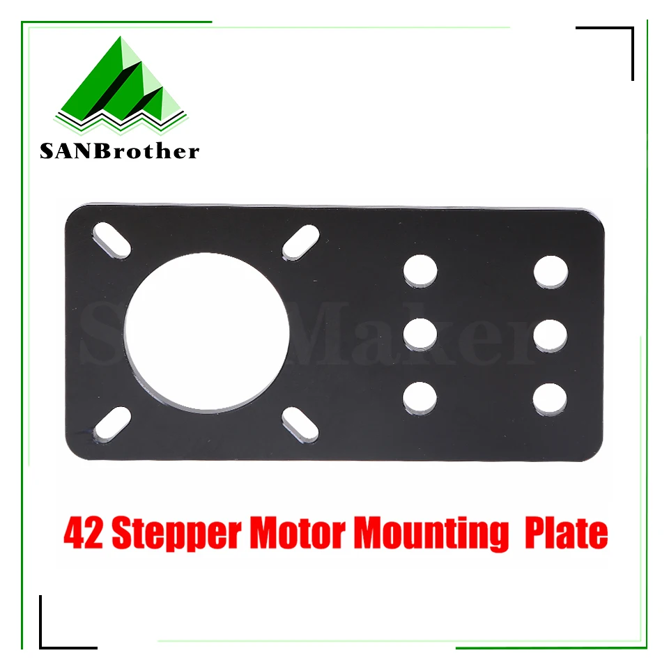 3D Printer Opensource Nema17 Stepper Motor Mounting Fixed Plate Aluminum Bracket 3pcs nema 17 stepper motor 45ncm 39mm 1 5a nema17 stepper 42 motor 4 lead for cnc diy 3d printer