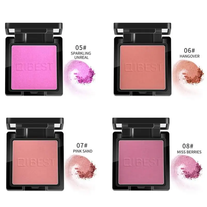 8 цветов, минеральные пигментные Румяна для лица, румяна, пудра Brozer Cosmestics, профессиональная палитра, румяна, контурные тени