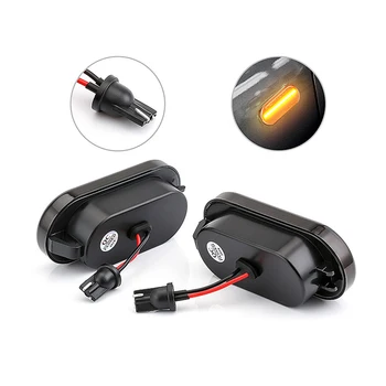 

2 pieces Led Dynamic Side Marker Turn Signal Light For Seat Ibiza 6L 2002 2003 2004 2005 2006 2007 2008