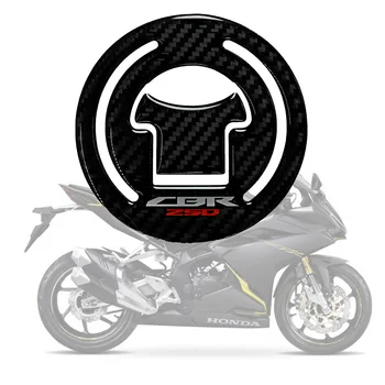 

3D Carbon-look Motorcycle Gas Oil Fuel Cap Cover Decal Carbon Fiber Sticker Protect for HONDA CBR250 CBR 250 2011 2012