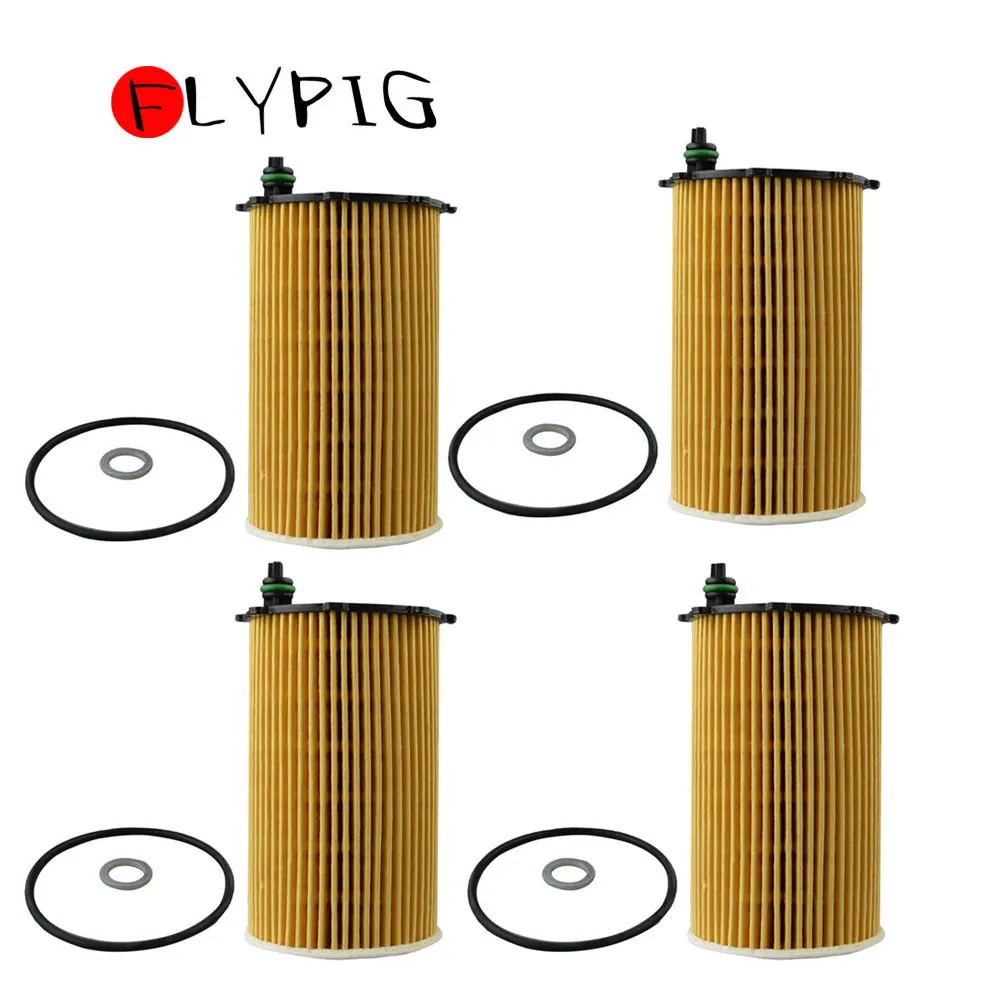 

New Quality Replacement for Kia Sorento 4-Pack of Oil Filters 26320-3CAA0 for Sedona V6 for Cadenza 263203CAA0 D10