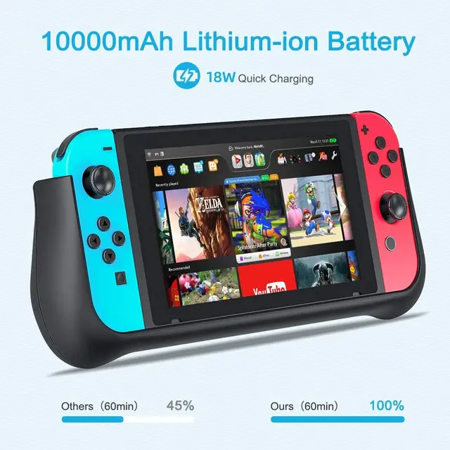 MF pour console Nintendo Switch - Batterie interne de Replacement
