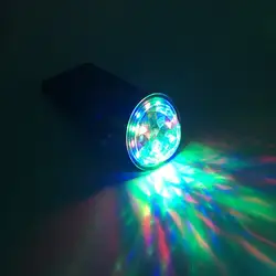 НЛО Мини красочные светодиодные софиты Голосовое управление мобильный телефон Usb кристалл магический шар Dj маленький волшебный шар