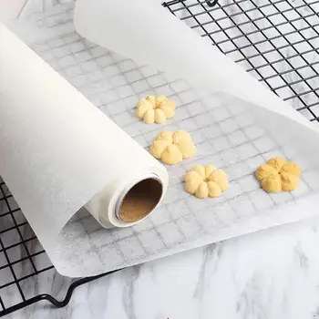 

20M NonStick Cookie Sheet Parchment Paper Baking Sheets Pan Line Paper Oil Paper Butter Non-stick Paper