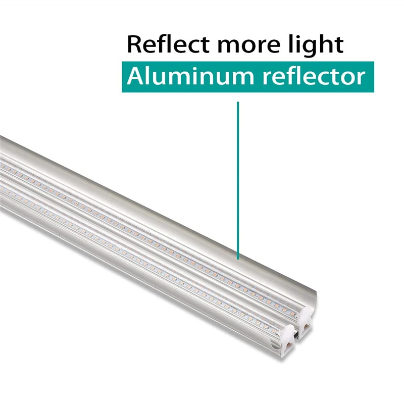  LED Grow Lights 500W Full Spectrum Growing LED Lamp Lighting 50cm Double tube plant chandelier for  - 4000145735612