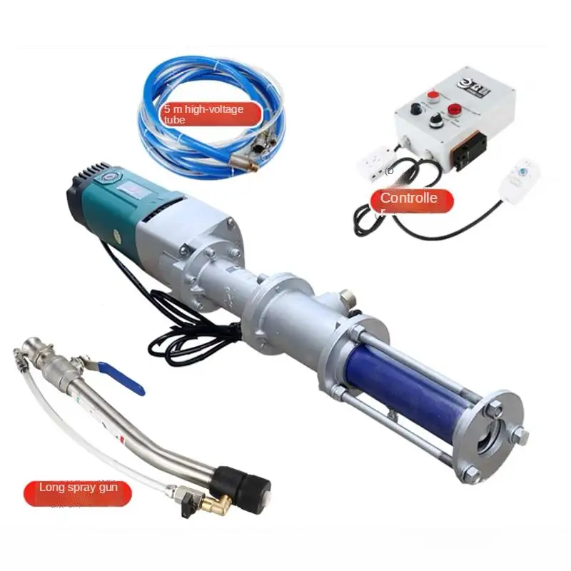 

Multifunctional 2200W portable paint spraying machine Putty fireproof coating mortar high pressure exterior wall NEW