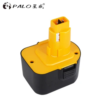 

Palo 12V 3000mAh Ni-MH Rechargeable Battery Power Tools Batteries Cordless Drill for Dewalt DE9071 2802K DE9074 DE9075 DC740K