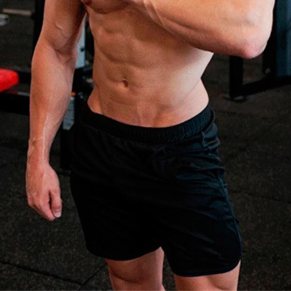 Promo Short Men's Summer Thin Running Beach Trousers Casual Sports Short Pants Men Loose Lightweight Soft Shorts Gym Jogging