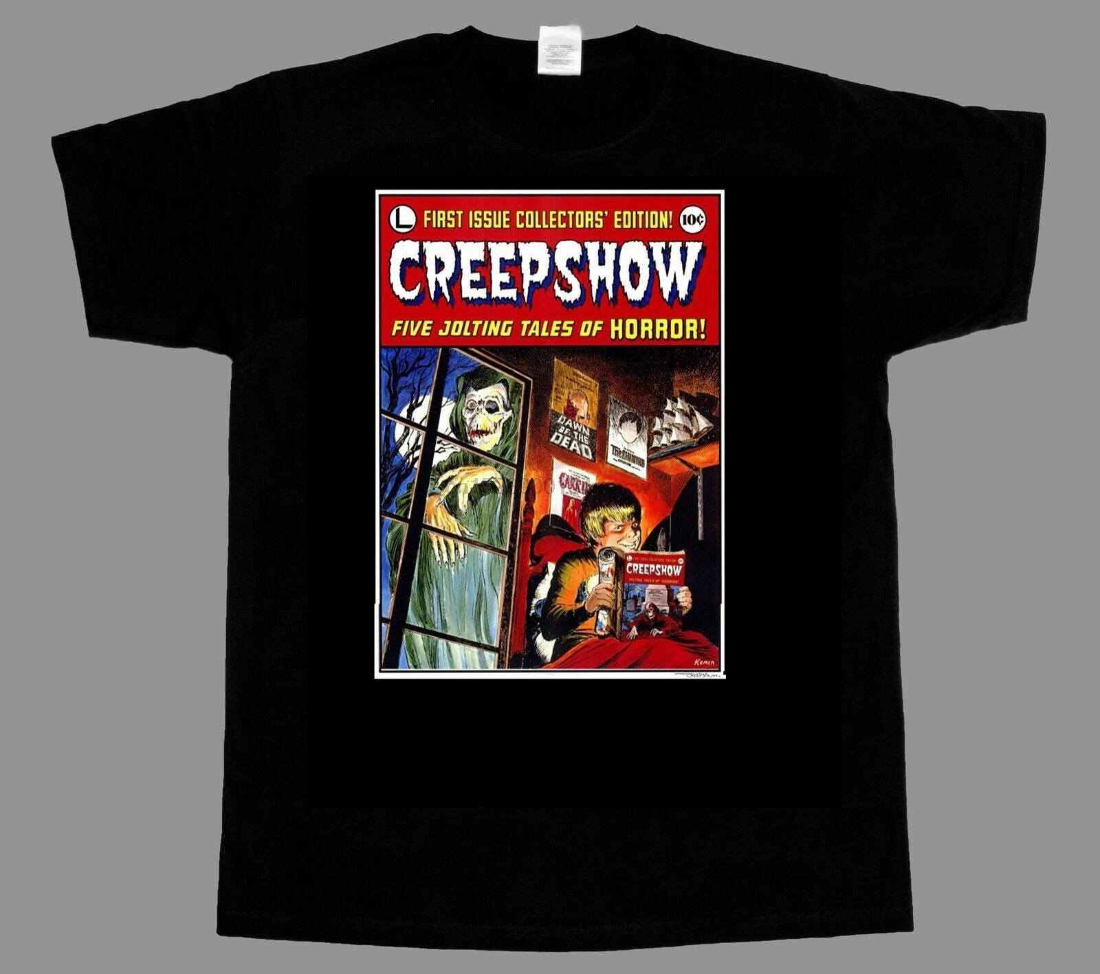 CREEPSHOW-Movie футболка Джордж Ромеро Стивен Кинг зомби ужас | Мужская одежда