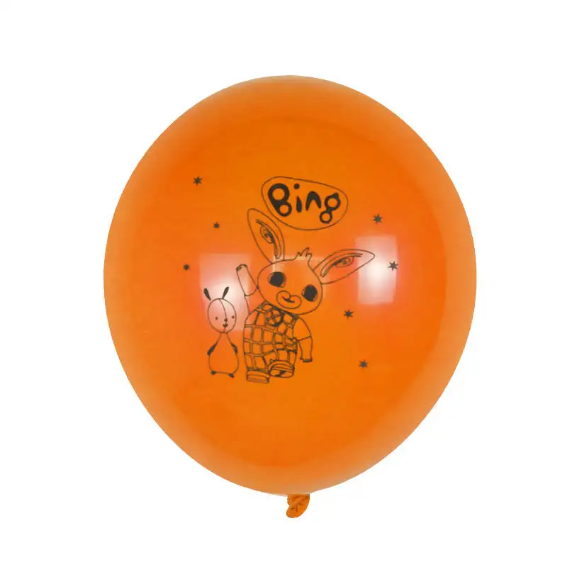 2 20 штук 10 дюймов Bing Bunny латексные шары с днем рождения, товары для вечеринок, Мультяшные шары с кроликом, игрушки для малышей, душевые декорации, шары - Цвет: 2