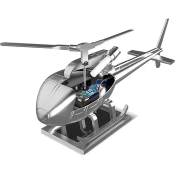 

Solar Guide Car Helicopter Car Perfume Decoration Crystal Blossoming 5colors Rose Figurines Car Perfume Bottle