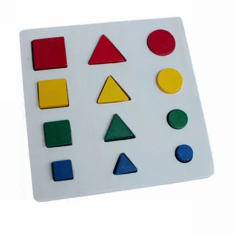  8 Sets of Sensory Teaching Aids Kindergarten Early Childhood Children advantage Shape Board Family - 4000392117696
