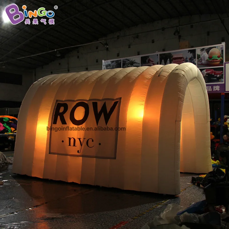 Free Shipping 5x3x3 Meters Inflatable Lighting Tunnel With Custom Logo - BG-T0244 3