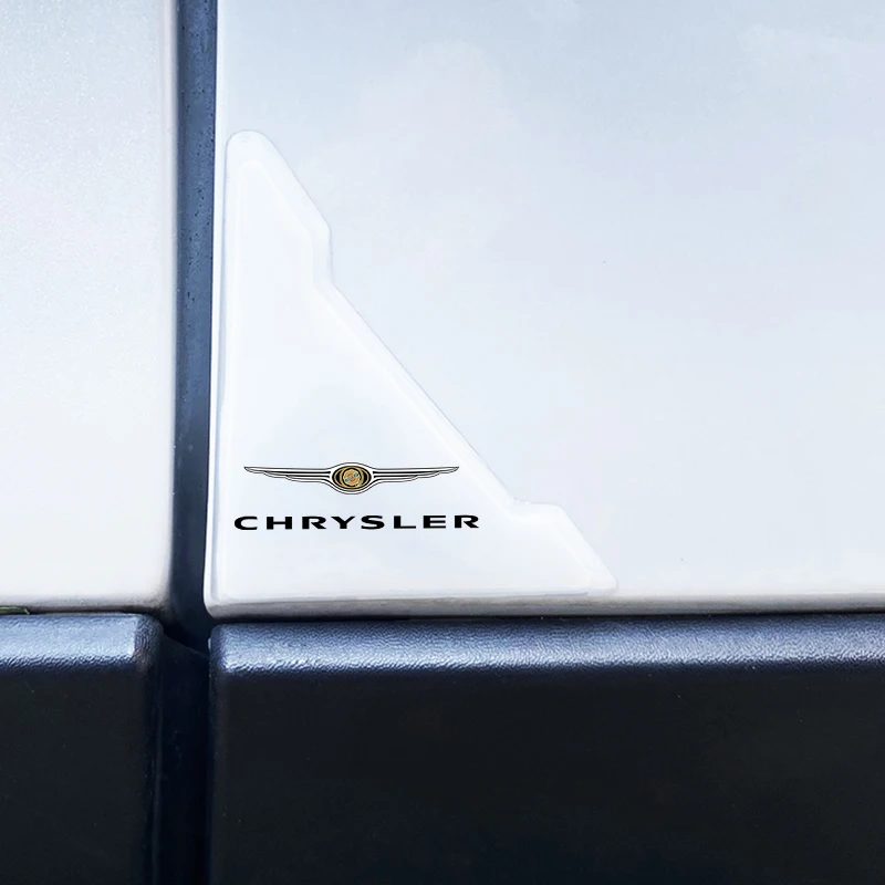 2pcs Silicone Car Door Corner Cover Protector Anti-collision Stickers For Chrysler 300 200 Pacifica Sebring Lancia Thema ST JS