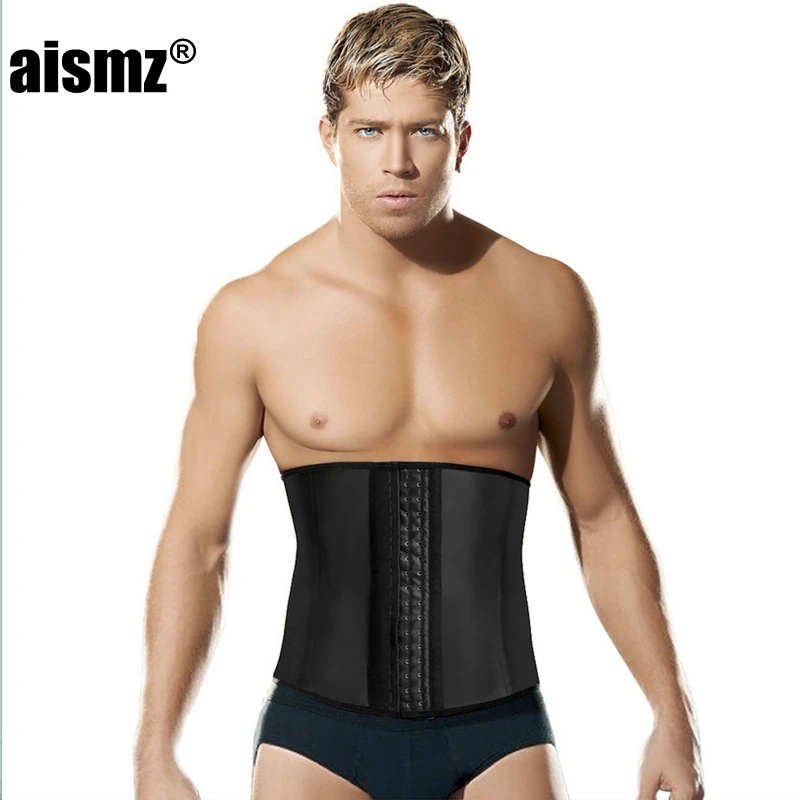 Aismz моделирующий ремень, латексный пояс, тренировочный жилет, пояс для похудения, для живота, для мужчин, корсет для талии, для живота, для коррекции фигуры