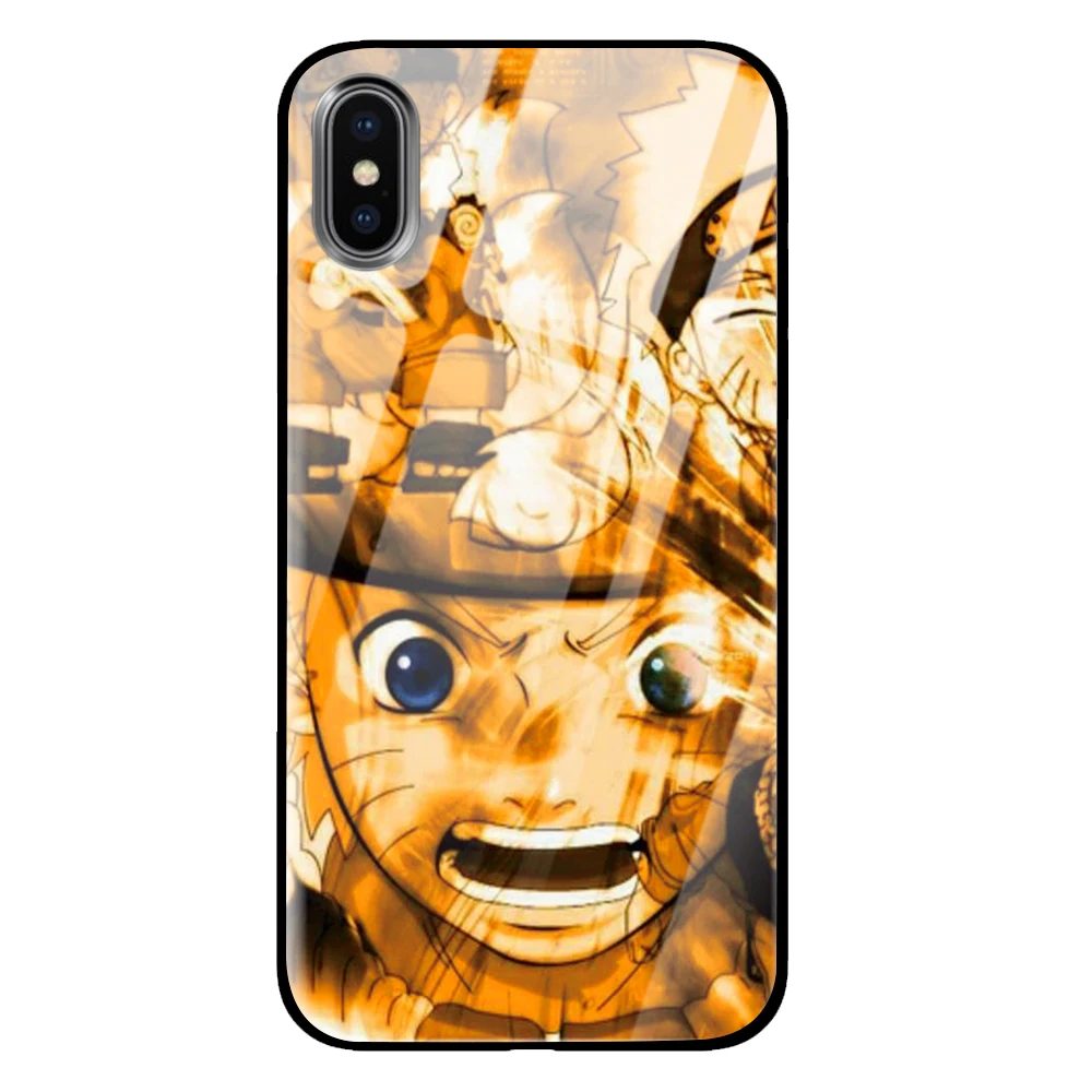 Naruto Tempered glass Luxury Cases For Huawei P30 P20 Mate 10 20 Honor 8 9 10 Pro Lite - Цвет: 4
