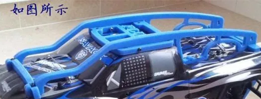 Высокопрочная и высокопрочная нейлоновая рулонная клетка для 1:8 HPI Savage Flux - Цвет: blue roll cage