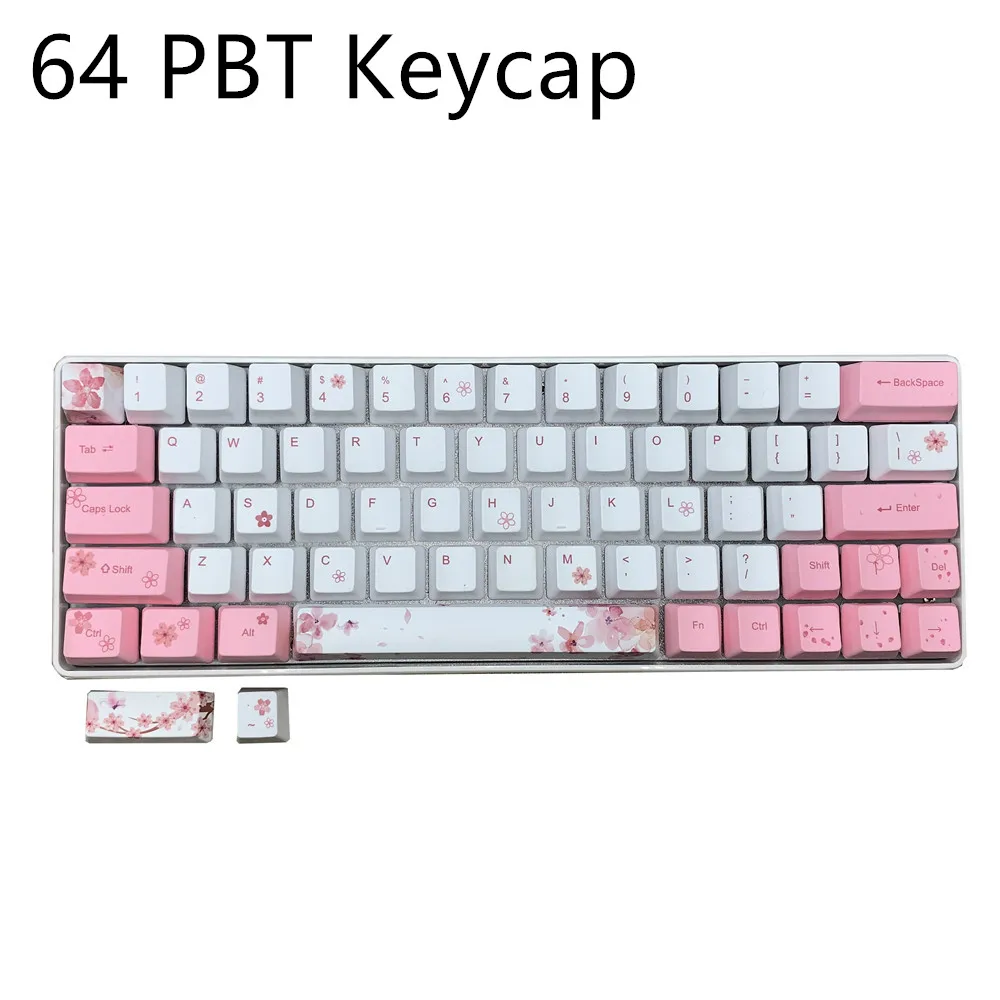 GK64 Keycap PBT OEM Keycap набор Mechanische Toetsenbord Keycap - Цвет: GK64 Keycap