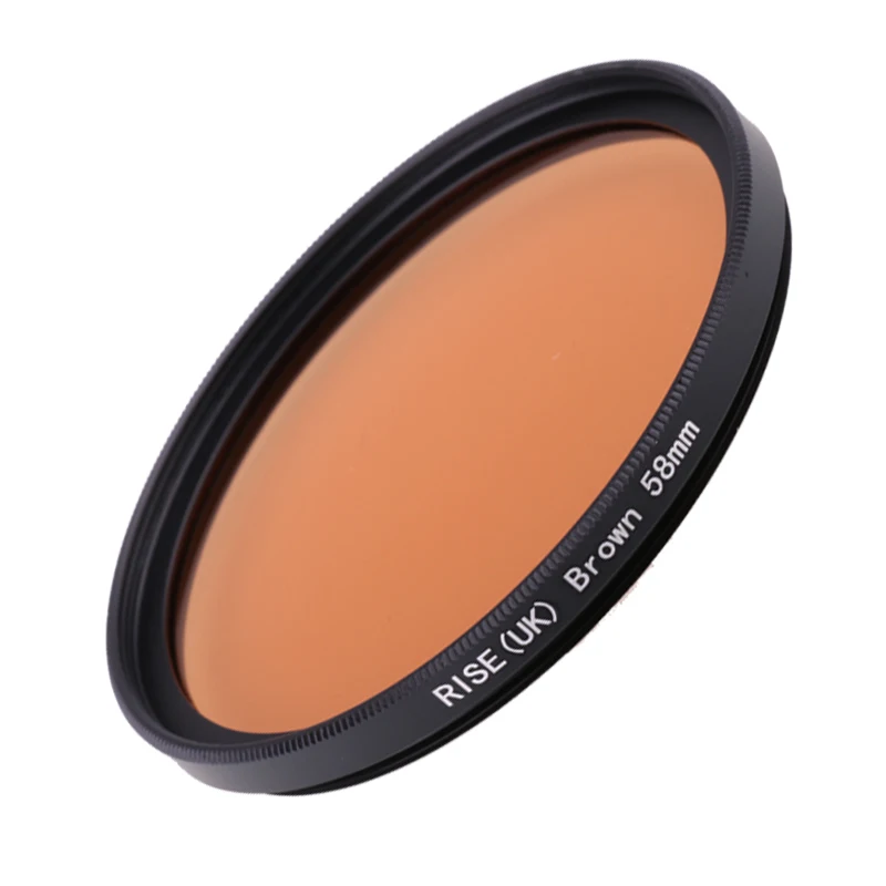 

Camera Filter 58mm Full Brown Color Lens Filter for Nikon D3100 D3200 D5100 SLR Camera Lens