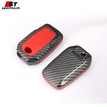 

6 Button Car Case Cover For TOYOTA Alphard 30th Vellfire 2019 Previa Car Key Ring Keychain Holder Fashion Gifts Acessories