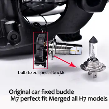 

Fog Lamp Headlight Bulb Aviation Aluminum High/low beam Waterproof 110W Car