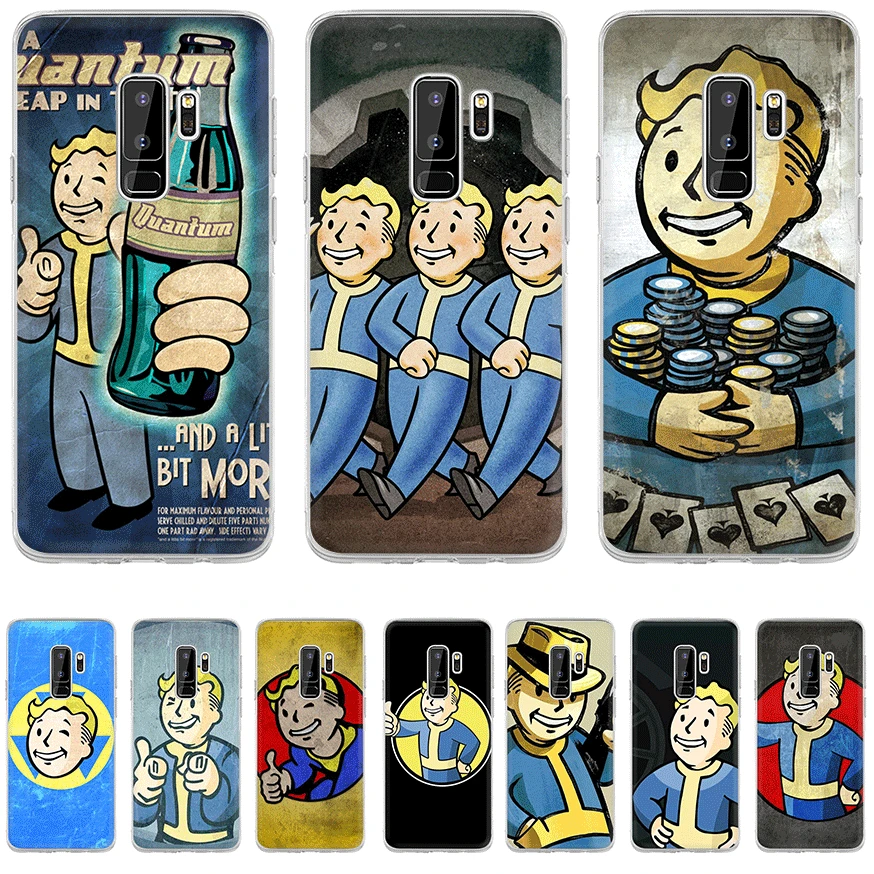 Чехол для мобильного телефона samsung Galaxy J7 J6 J5 J3 J2 J1 Prime жесткий чехол Fallout волт-бой |