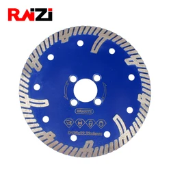 Raizi Phoenix 125 mm/150 mm T Type Small Turbo Dry Diamond Saw Blade for Granite, Quartz Cutting Disc
